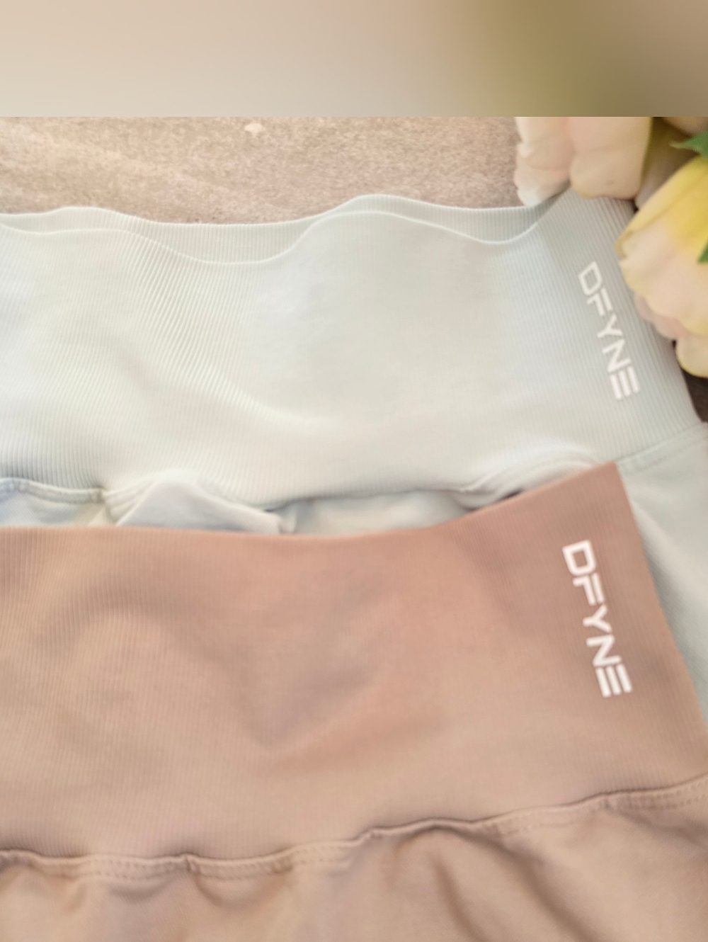 Bundle Nwt Dfyne HANNAH PEARSON BUNDLE 2 SHORTS SIZE MEDIUM Tan And Aloe - Picture 5 of 12